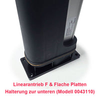 Flache Platten Halterung zur unteren Montage für Linearantrieb F