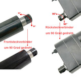 Hochleistungs-Linearantrieb 12000 N Hubkraft | 50 mm einstellbarer Hub mit NC-Reed-Schaltern (Modell 0041601-4)