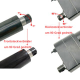 Option 90-Grad-Drehung für Front- und Rücksteckverbinder des Linearantriebs C (Modell 0044114)