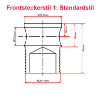 100MM 12V 24V 8000N Industrieller Linearantrieb Elektrozylinder (Modell 0041541)