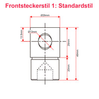12V 24V 12000N Elektrischer Linearantrieb Elektrozylinder mit Fernbedienung (Modell 0043082)