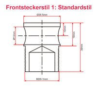 1000MM Schwerlast Linearantrieb Elektrozylinder mit Hall Effekt Sensor Positionsrückmeldung (Modell 0041548-1)