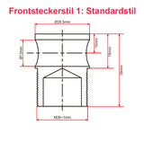 1000MM Schwerlast Linearantrieb Elektrozylinder mit Hall Effekt Sensor Positionsrückmeldung (Modell 0041548-1)