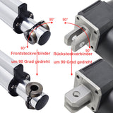 100MM 12V 24V 6000N Elektrischer Linearantrieb Elektrozylinder (Modell 0041512)