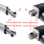 Option 90-Grad-Drehung für Front- und Rücksteckverbinder des Linearantriebs B (Modell 0044113)