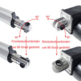 6000N Linearantrieb 450mm Hubantrieb elektrisch für Öffnen und Schließen Kellertür/Kellerluke/Bodenluke (Modell 0041534-7)