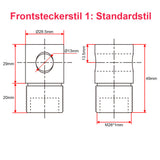 150MM 12V 24V 12000N Schwerindustrie Elektrischer Linearantrieb Elektrozylinder (Modell 0041603)