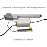 50-500mm linearantrieb schieberegler kit mit externem schiebepotentiometer