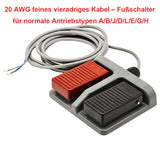 Momentan Doppel-Fußschalter / Fußpedal für DC-Linearantrieb / Motor