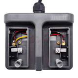 Momentan Doppel-Fußschalter / Fußpedal für DC-Linearantrieb / Motor (Modell 0044107)