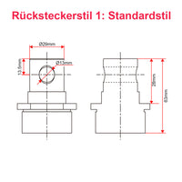 12V 24V 12000N Elektrischer Linearantrieb Elektrozylinder mit Fernbedienung (Modell 0043082)
