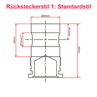 8000N 300MM Hub Schwerlast Linearantrieb Präzise Steuerung mit Potentiometer (Modell 0041543-2)