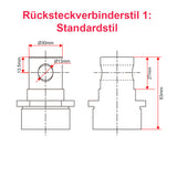 Hochleistungs Industrie Linearantrieb für Kellertür – Max. Schubkraft 12000N 450MM Hub (Modell 0041609-7)