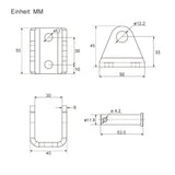 Schwerlast Linearantrieb 12V 24V mit Fernbedienung für Kellertür – 12000N Schub (Modell 0043082-7)