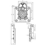 Feste Flache Basis für Elektrischer Linearantrieb A (Modell 0043070)
