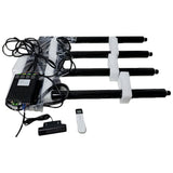 Vier 50MM-600MM Industrie Elektrischer Linearantriebe Synchronsteuerungskit