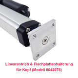 Leiser & wasserdichter Linearantrieb mit einstellbaren elektronischen Magnetschaltern und Fernbedienung (Modell 0043084-3)