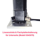 Leiser & wasserdichter Linearantrieb mit einstellbaren elektronischen Magnetschaltern und Fernbedienung (Modell 0043084-3)
