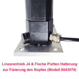 200MM 3500N Linearantrieb Leise mit Einstellbarem Hub – IP67 Wasserdicht mit Reed Magnetschalter (Modell 0041936-4)