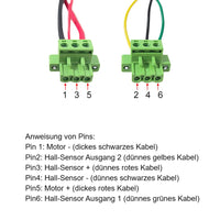 Zwei 50MM-600MM 8000N Industrie Elektrischer Linearantriebe Synchronsteuerungskit (Modell 0043053)