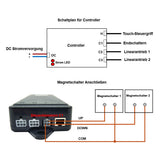 12V 24V Zwei Mikro-Industrie-Linearantriebe Synchronsteuerungskit mit einstellbaren Endschaltern (Modell 0043049-4)