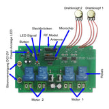 2-Wege 10A DC 12V/24V Linearantrieb Geschwindigkeit Funkfernsteuerung (Modell 0020503)