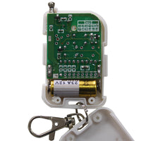 2 Knöpfe 100M RF Fernkontroller Sender mit Schiebedeckel (Modell 0021005)